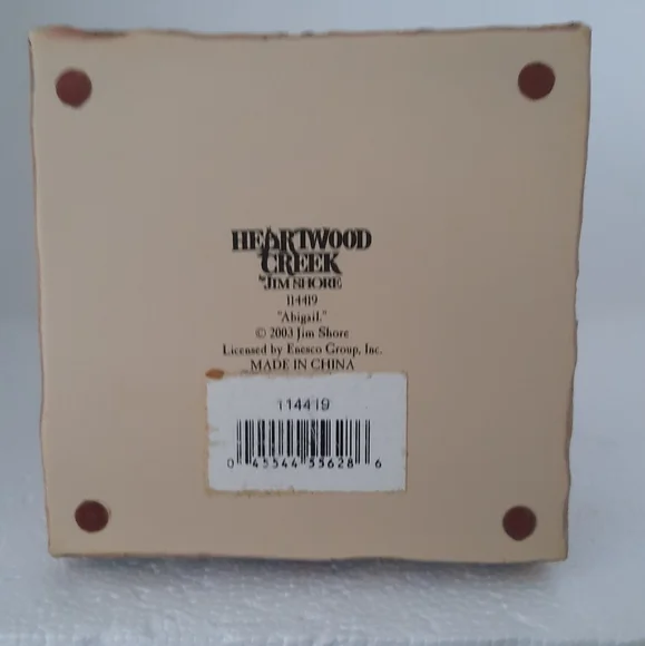 Jim Shore Heartwood Creek Cat 2003 - Picture 7 of 9